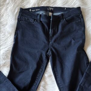 LOFT Women's Skinny Jeans - Midnight Blue